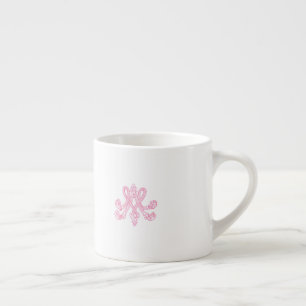 Tasse Expresso Marie Antoinette - White Royal Monogram Monogramme