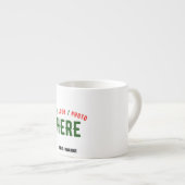 TASSE EXPRESSO MARQUE BLANCHE MODERNE ET PERSONNALISABLE VÉRIFIÉE (Devant droit)