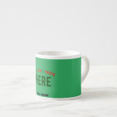 TASSE EXPRESSO MARQUE MODERNE MODERNE MODERNE EMERALD VERT VÉRIFI (Devant droit)