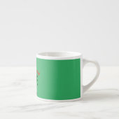 TASSE EXPRESSO MARQUE MODERNE MODERNE MODERNE EMERALD VERT VÉRIFI (Droite)