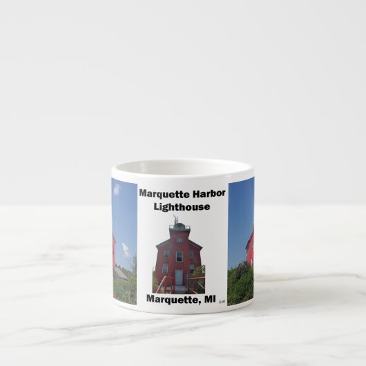 Tasse Expresso Marquette Harbour Lighthouse espresso mule (Devant)