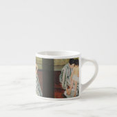 Tasse Expresso Mary Cassatt Peinture sur le bain de l'enfant (Droite)