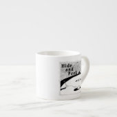 Tasse Expresso Masquer et Peek Hole (arrière - plan transparent)  (Devant droit)