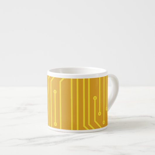 Tasse Expresso Matériel informatique abstrait (Devant droit)