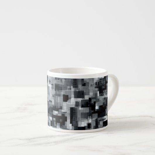 Tasse Expresso Matrice Monochrome (Devant droit)
