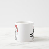 Tasse Expresso Mauvais Alien, Lourds Noël ! (Devant)