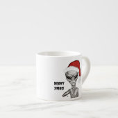 Tasse Expresso Mauvais Alien, Lourds Noël ! (Devant droit)