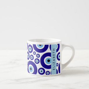 Tasse Expresso Mauvais Œil, Œil Grec, Œil Turc, Mati, Votre Nom