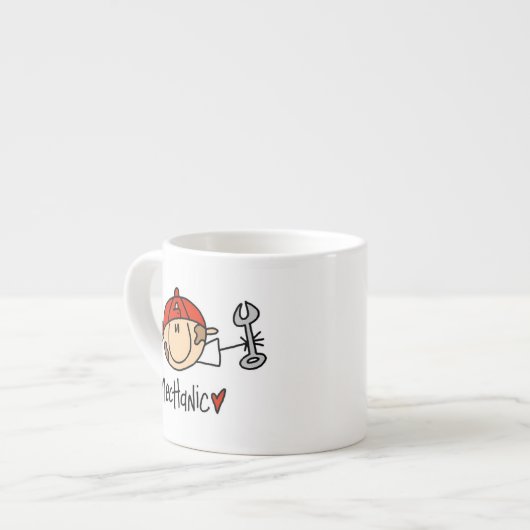 Tasse Expresso Mécanicien (Devant gauche)