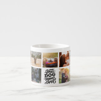 Tasse Expresso Meilleur Chien Maman Jamais Personnalisé Photo Col