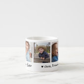 Tasse Expresso Meilleur Pop Ever Grandchildren 5 Photo Collage (Devant)