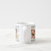 Tasse Expresso Meilleure Fête des pères joyeuse de Poppy 5 Photo  (Dos)