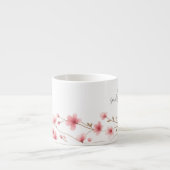 Tasse Expresso Meilleure grand-mère du monde - Pastel Floral Pers (Devant)