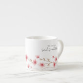 Tasse Expresso Meilleure grand-mère du monde - Pastel Floral Pers (Devant droit)