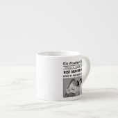 Tasse Expresso Meilleure grand-mère jamais personnalisé photo tit (Devant droit)