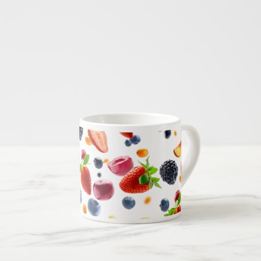 Tasse Expresso Mélanger les fruits (Devant droit)
