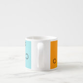 Tasse Expresso Memphis, hipster, tendance, illustration cool (Dos)