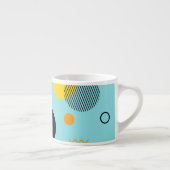 Tasse Expresso Memphis, hipster, tendance, illustration cool (Droite)