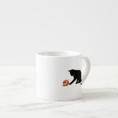 Tasse Expresso Meowy Christmas Funny Cat (Devant droit)