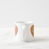 Tasse Expresso Mère Fox et bébé Fox amour (Dos)