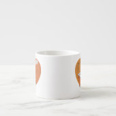 Tasse Expresso Mère Fox et bébé Fox amour (Devant)