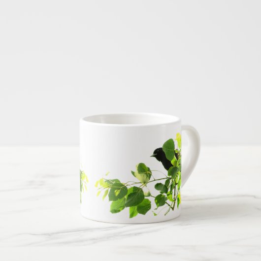 Tasse Expresso Merles (Devant droit)