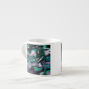 Tasse Expresso Mermaid Siren Atlantis Pearl