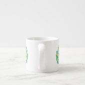 Tasse Expresso Merry Christmas Peppermenthe Holiday Wreath (Dos)