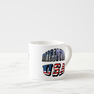 Tasse Expresso Missouri Picture et USA Text