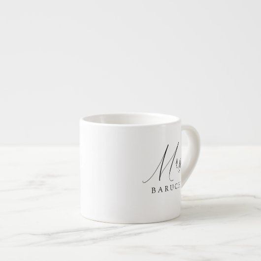 Tasse Expresso Mme Modern New-Mariée Mariée (Devant droit)
