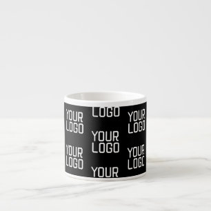 Tasse Expresso Modèle éditable de motif répétitif Ajoutez votre l