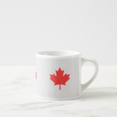 Tasse Expresso Modèle Knit Maple Leaf Tricot Motif (Droite)