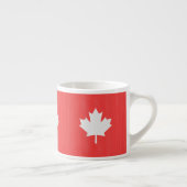 Tasse Expresso Modèle Knit Maple Leaf Tricot Motif (Droite)