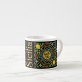 Tasse Expresso Modèle sicilien de Sicile (Devant droit)