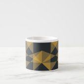 Tasse Expresso Modern, abstract, urban geometric triangle pattern (Devant)