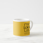Tasse Expresso Modern Simple Personalized Company Branding Logo (Devant droit)