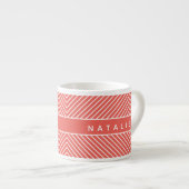 Tasse Expresso Moderne, audacieuse, bande géométrique graphique p (Devant droit)