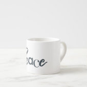 Tasse Expresso Moderne, créatif, urbain, design simple de Paix (Devant droit)