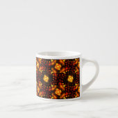 Tasse Expresso Moderne élégante bohème dorée Motif d'art abstrait (Droite)