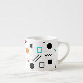 Tasse Expresso Moderne, espiègle, frais, à la mode, Memphis (Droite)