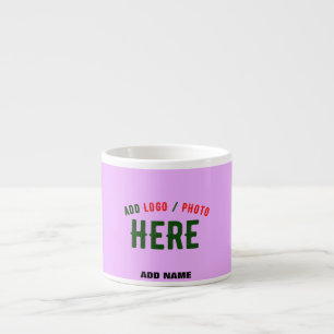 TASSE EXPRESSO MODERNE MODERNE PERSONNALISABLE MAUVE VÉRIFIÉE MAR
