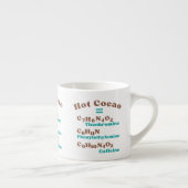 Tasse Expresso Molécule de cacao chaud (Droite)