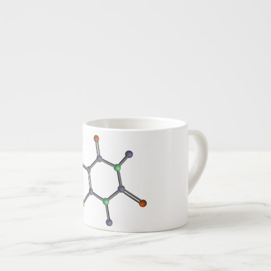Tasse Expresso molécule de caféine (Devant droit)