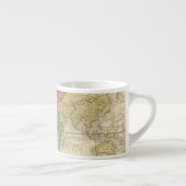 Tasse Expresso Monde sur la projection 2 de Mercators (Droite)