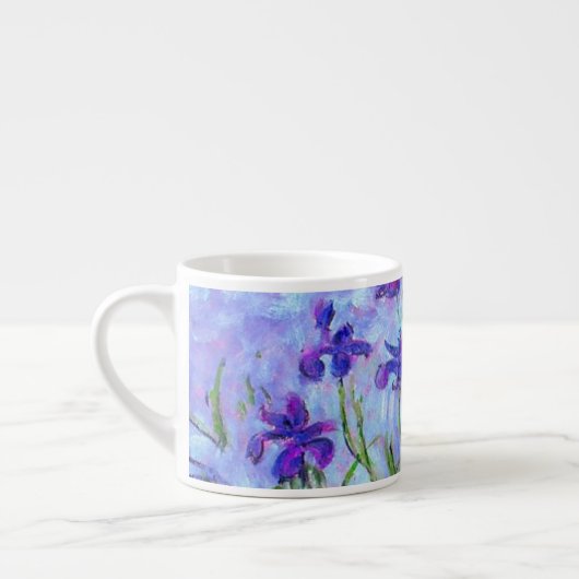 Tasse Expresso Monet Lilac Irises (Gauche)