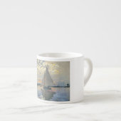 Tasse Expresso Monet Sailboat Français Impressionnisme Art classi (Devant droit)