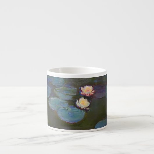 Tasse Expresso Monet Water Lys Pond Nénuphars Peinture (Devant)