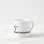 Tasse Expresso Monogramme grec (Devant droit)
