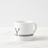 Tasse Expresso Monogramme grec (Devant droit)