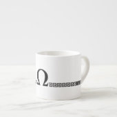 Tasse Expresso Monogramme grec (Devant droit)